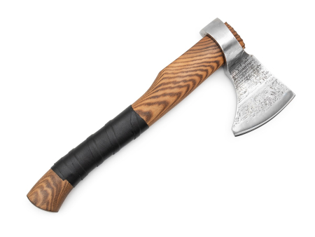 Топор  "Таежный",ст кован, У8, рукоять из ценных пород дерева