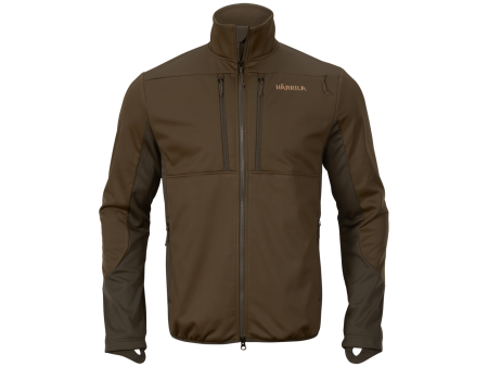 Куртка флис Harkila Mountain Hunter Pro WSP, Hunting green/Shadow brown