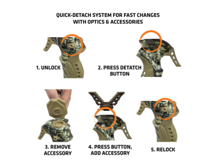 Стрелковая телескопическая опора с триггером (60 - 157 см) Primos Trigger Stick Gen3 Tall Bipod (65814)