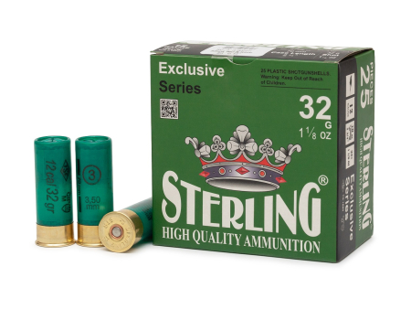Патрон дробовой STERLING кал. 12/70 № 7 (2,5 мм)  32 г, уп. 25 шт
